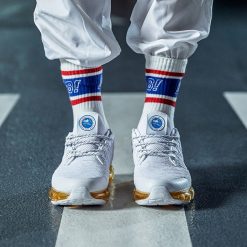 China&Sport 2018 Anta X NASA SEEED Series "Zero Bound" Men's Sports Fashion Sneakers - White/Gold 4 China&Sport 2018 Anta X NASA SEEED Series "Zero Bound" Men's Sports Fashion Sneakers - White/Gold -shooos shop 91835500 white gold 4