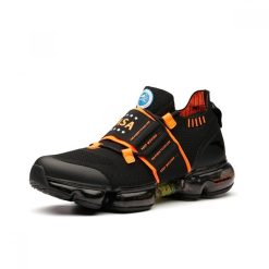 China&Sport Anta X NASA SEEED Series "Zero Bound" NASA 60th Anniversary Men's Running Shoes - Black/Orange -shooos shop 91835509 16 5