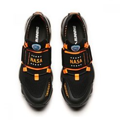 China&Sport Anta X NASA SEEED Series "Zero Bound" NASA 60th Anniversary Men's Running Shoes - Black/Orange -shooos shop 91835509 16 6