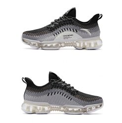 China&Sport Anta X NASA "Star Cloud" Men's Running Sneakers | Anta Air Cushion Running Shoes - Black/Grey/White -shooos shop 91845500 1 1