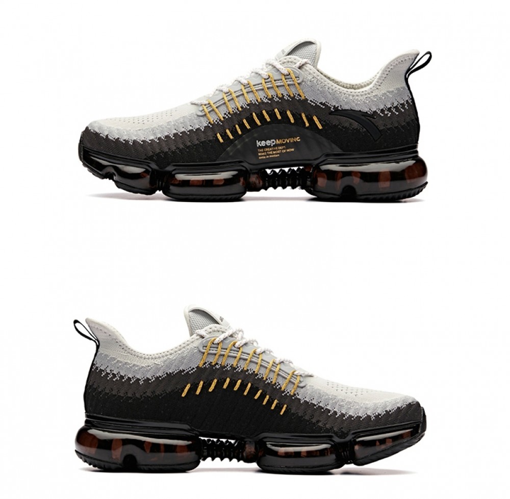 Anta X NASA "Star Cloud" Men's Running Sneakers | Anta Air Cushion Running Shoes - Grey/Black China&Sport Anta X NASA "Star Cloud" Men's Running Sneakers | Anta Air Cushion Running Shoes - Grey/Black -shooos shop 91845500 2 grey 1