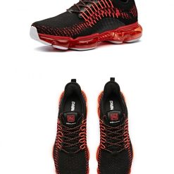 China&Sport Anta X NASA "Star Cloud" Men's Running Sneakers | Anta Air Cushion Running Shoes - Black/Red