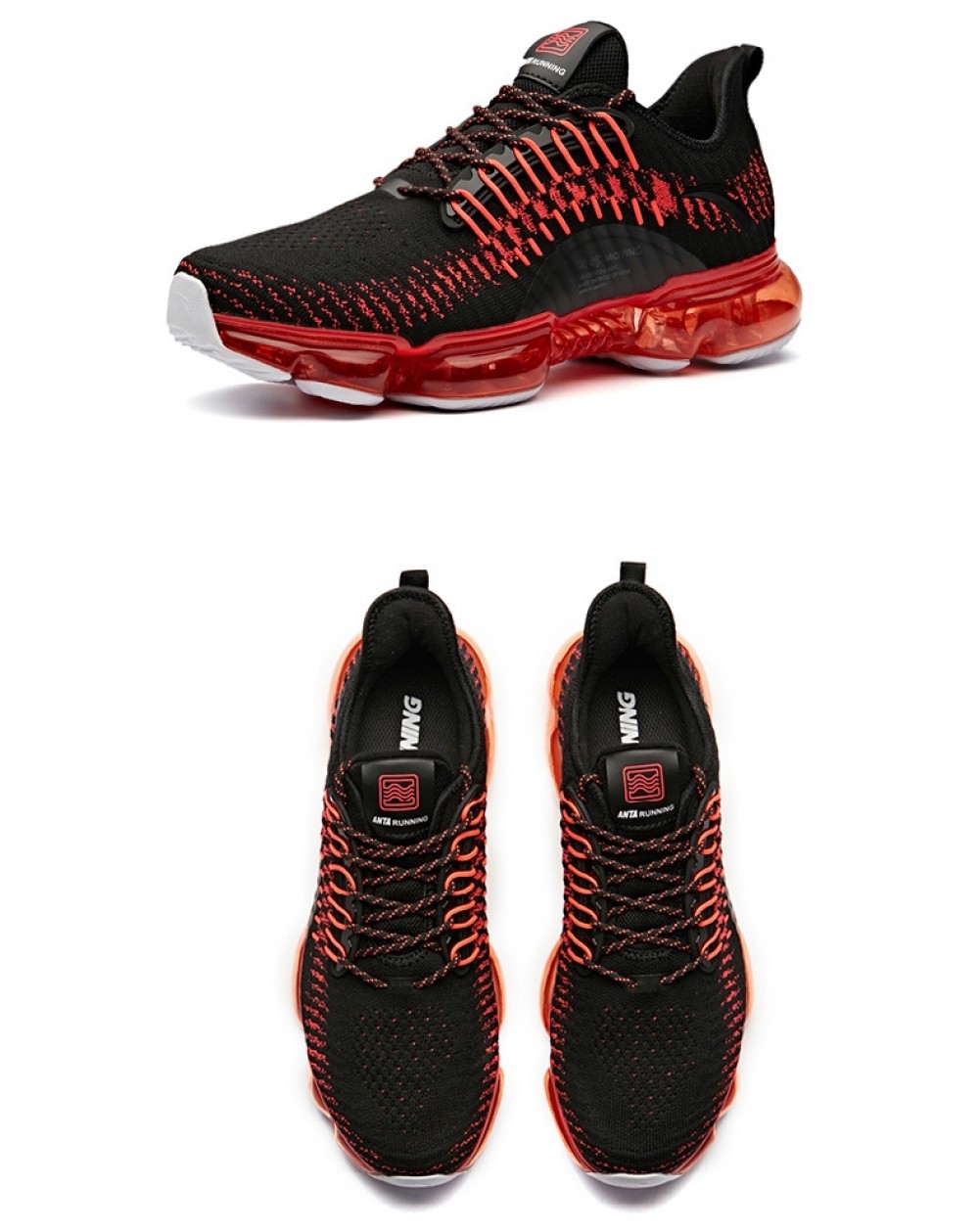 Anta X NASA "Star Cloud" Men's Running Sneakers | Anta Air Cushion Running Shoes - Black/Red China&Sport Anta X NASA "Star Cloud" Men's Running Sneakers | Anta Air Cushion Running Shoes - Black/Red -shooos shop 91845500 3 2