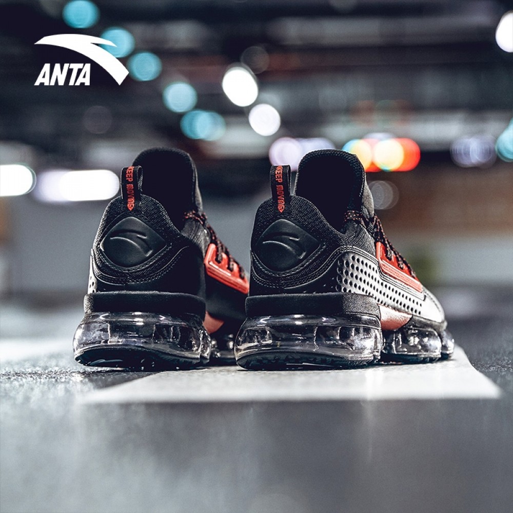 China&Sport Anta X NASA INSIGHT Air Cushion Running Shoes - Black/Red | Anta SEEED Running Sneakers 3 China&Sport Anta X NASA INSIGHT Air Cushion Running Shoes - Black/Red | Anta SEEED Running Sneakers - Image 3