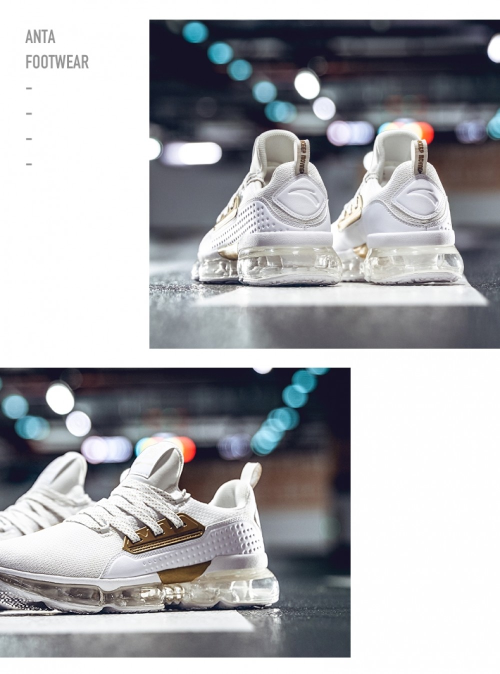 Anta X NASA INSIGHT Air Cushion Running Shoes - White/Gold | Anta SEEED Running Sneakers China&Sport Anta X NASA INSIGHT Air Cushion Running Shoes - White/Gold | Anta SEEED Running Sneakers -shooos shop 91845507 2 white gold 1