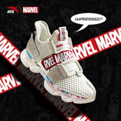 China&Sport 2019 New Anta X Marvel Avenger SEEED Men's Running Sneakers - White/Red/White