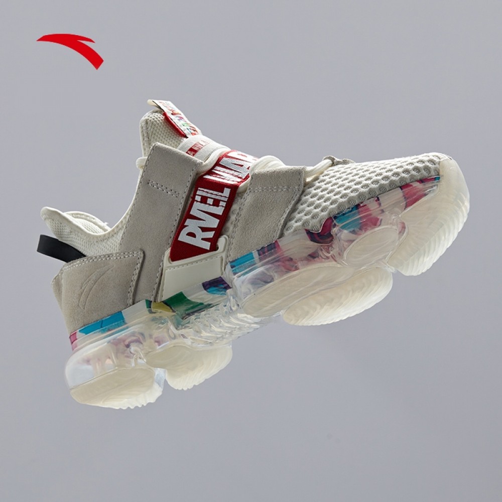 China&Sport 2019 New Anta X Marvel Avenger SEEED Men's Running Sneakers - White/Red/White 2 China&Sport 2019 New Anta X Marvel Avenger SEEED Men's Running Sneakers - White/Red/White - Image 2