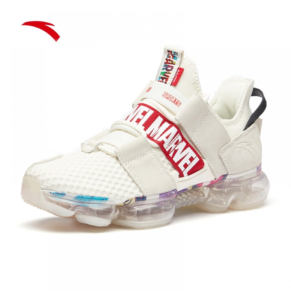 China&Sport 2019 New Anta X Marvel Avenger SEEED Men's Running Sneakers - White/Red/White 6 China&Sport 2019 New Anta X Marvel Avenger SEEED Men's Running Sneakers - White/Red/White - Image 6