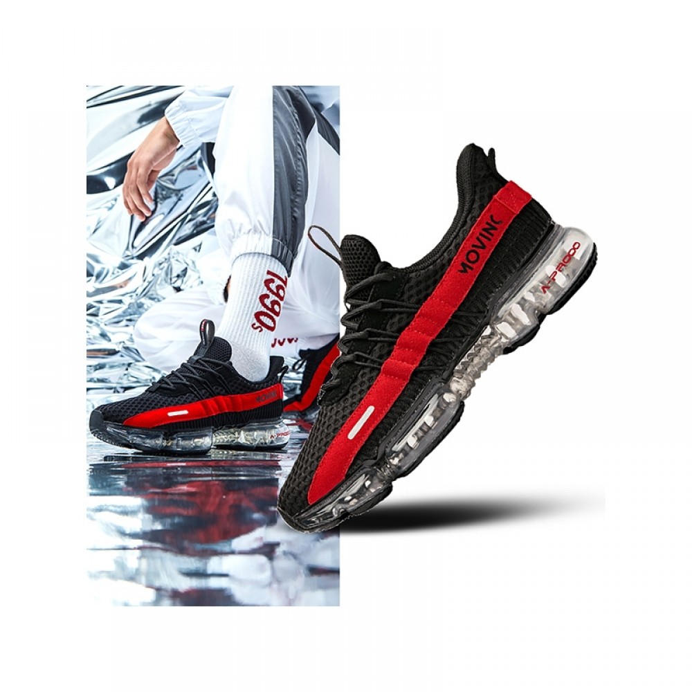 Anta X SEEED 2019 Spring New Men's Air Cushion Running Shoes NASA Casual Sneakers - Black/Red China&Sport Anta X SEEED 2019 Spring New Men's Air Cushion Running Shoes NASA Casual Sneakers - Black/Red -shooos shop 91915591 2