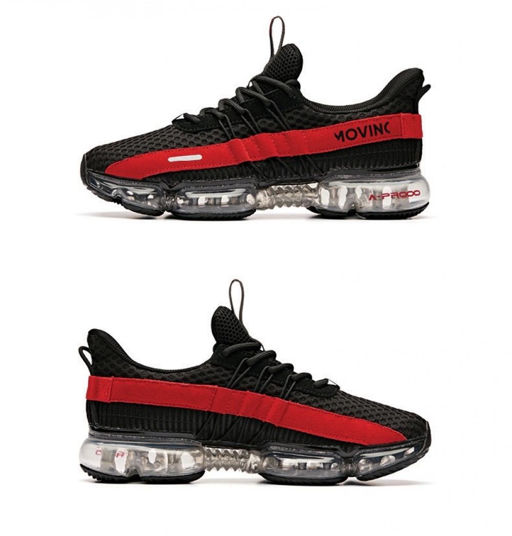 Anta X SEEED 2019 Spring New Men's Air Cushion Running Shoes NASA Casual Sneakers - Black/Red China&Sport Anta X SEEED 2019 Spring New Men's Air Cushion Running Shoes NASA Casual Sneakers - Black/Red -shooos shop 91915591 2 1