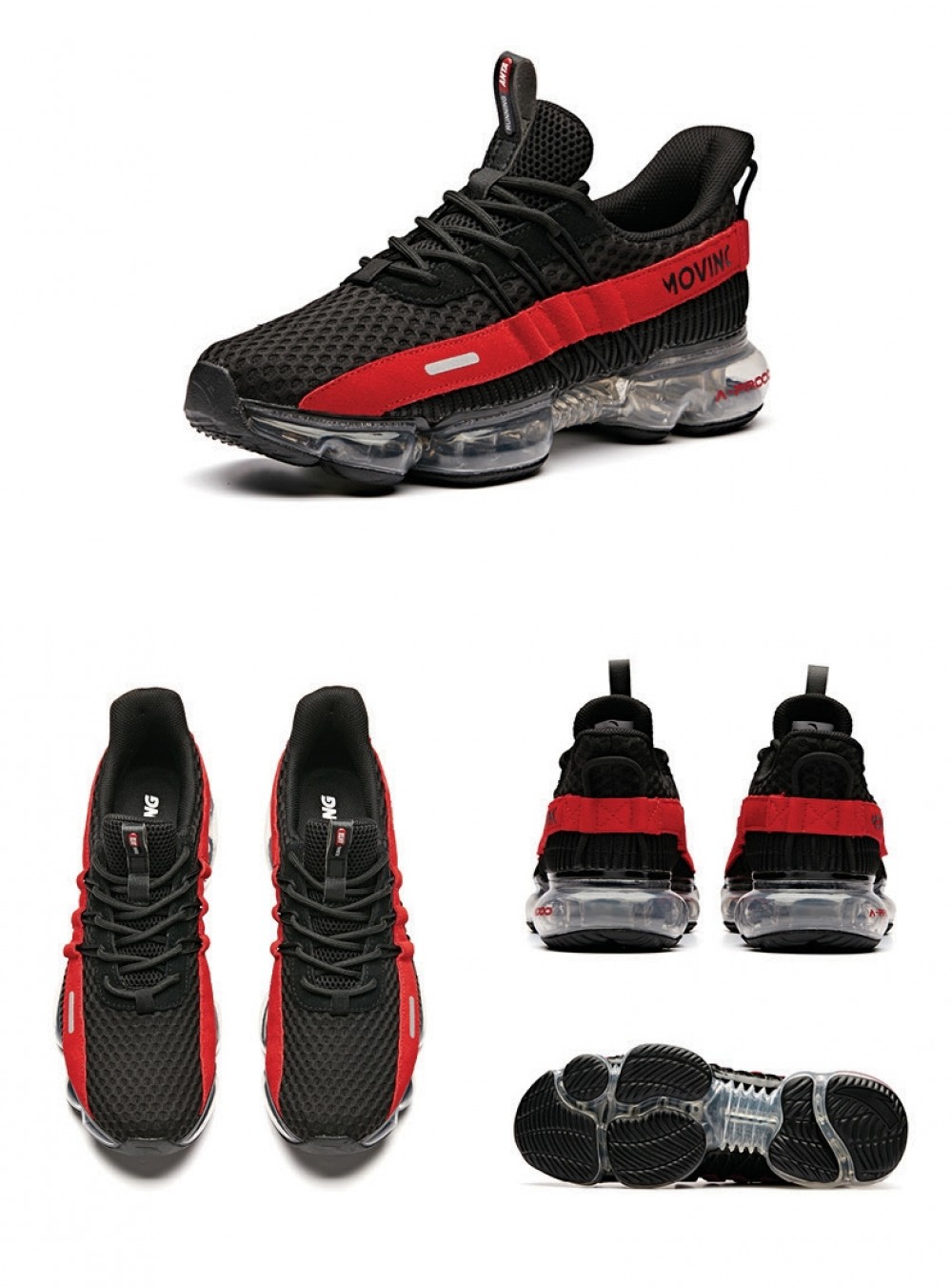 Anta X SEEED 2019 Spring New Men's Air Cushion Running Shoes NASA Casual Sneakers - Black/Red China&Sport Anta X SEEED 2019 Spring New Men's Air Cushion Running Shoes NASA Casual Sneakers - Black/Red -shooos shop 91915591 2 2