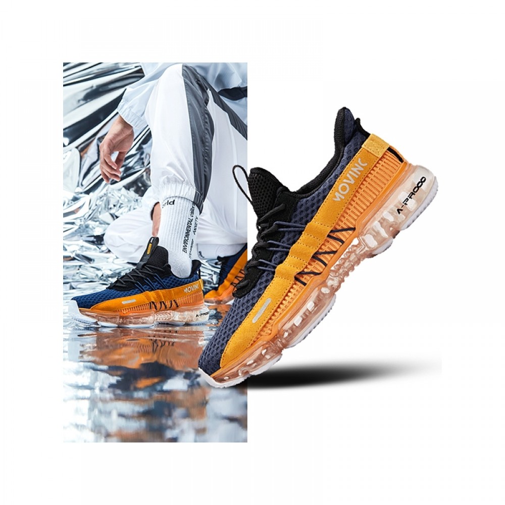 Anta X SEEED 2019 Spring New Men's Air Cushion Running Shoes NASA Casual Sneakers - Blue/Orange China&Sport Anta X SEEED 2019 Spring New Men's Air Cushion Running Shoes NASA Casual Sneakers - Blue/Orange -shooos shop 91915591 4