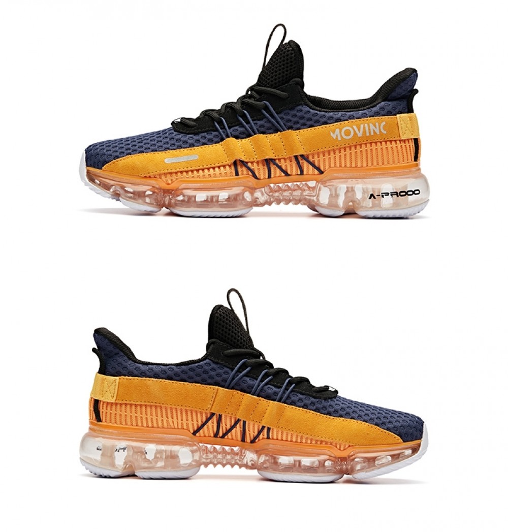 Anta X SEEED 2019 Spring New Men's Air Cushion Running Shoes NASA Casual Sneakers - Blue/Orange China&Sport Anta X SEEED 2019 Spring New Men's Air Cushion Running Shoes NASA Casual Sneakers - Blue/Orange -shooos shop 91915591 4 1