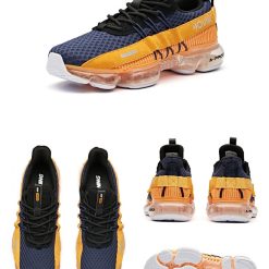 China&Sport Anta X SEEED 2019 Spring New Men's Air Cushion Running Shoes NASA Casual Sneakers - Blue/Orange 2 China&Sport Anta X SEEED 2019 Spring New Men's Air Cushion Running Shoes NASA Casual Sneakers - Blue/Orange -shooos shop 91915591 4 2