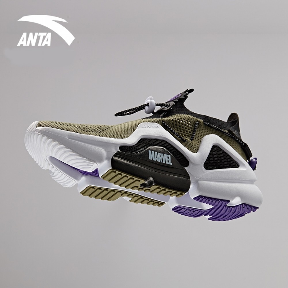 China&Sport 2019 Summer Anta X Avengers 4 Marvel "HULK" Men's Fashion Casual Sneakers 3 China&Sport 2019 Summer Anta X Avengers 4 Marvel "HULK" Men's Fashion Casual Sneakers - Image 3