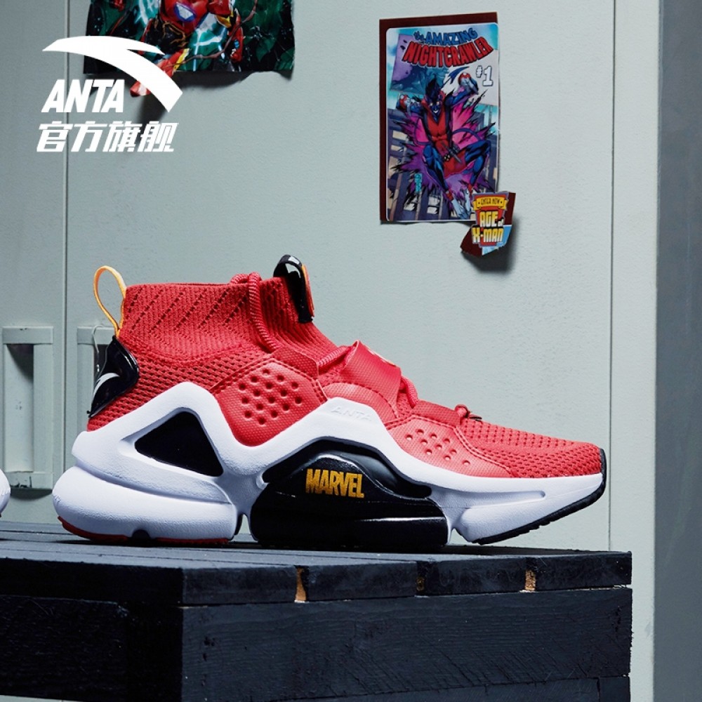 China&Sport 2019 Summer Anta X Avengers 4 Marvel "IRON MAN" Men's Fashion Casual Sneakers 4 China&Sport 2019 Summer Anta X Avengers 4 Marvel "IRON MAN" Men's Fashion Casual Sneakers - Image 4