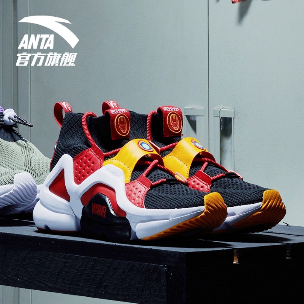 China&Sport 2019 Summer Anta X Avengers 4 Marvel "IRON MAN" Men's Fashion Casual Sneakers 5 China&Sport 2019 Summer Anta X Avengers 4 Marvel "IRON MAN" Men's Fashion Casual Sneakers - Image 5