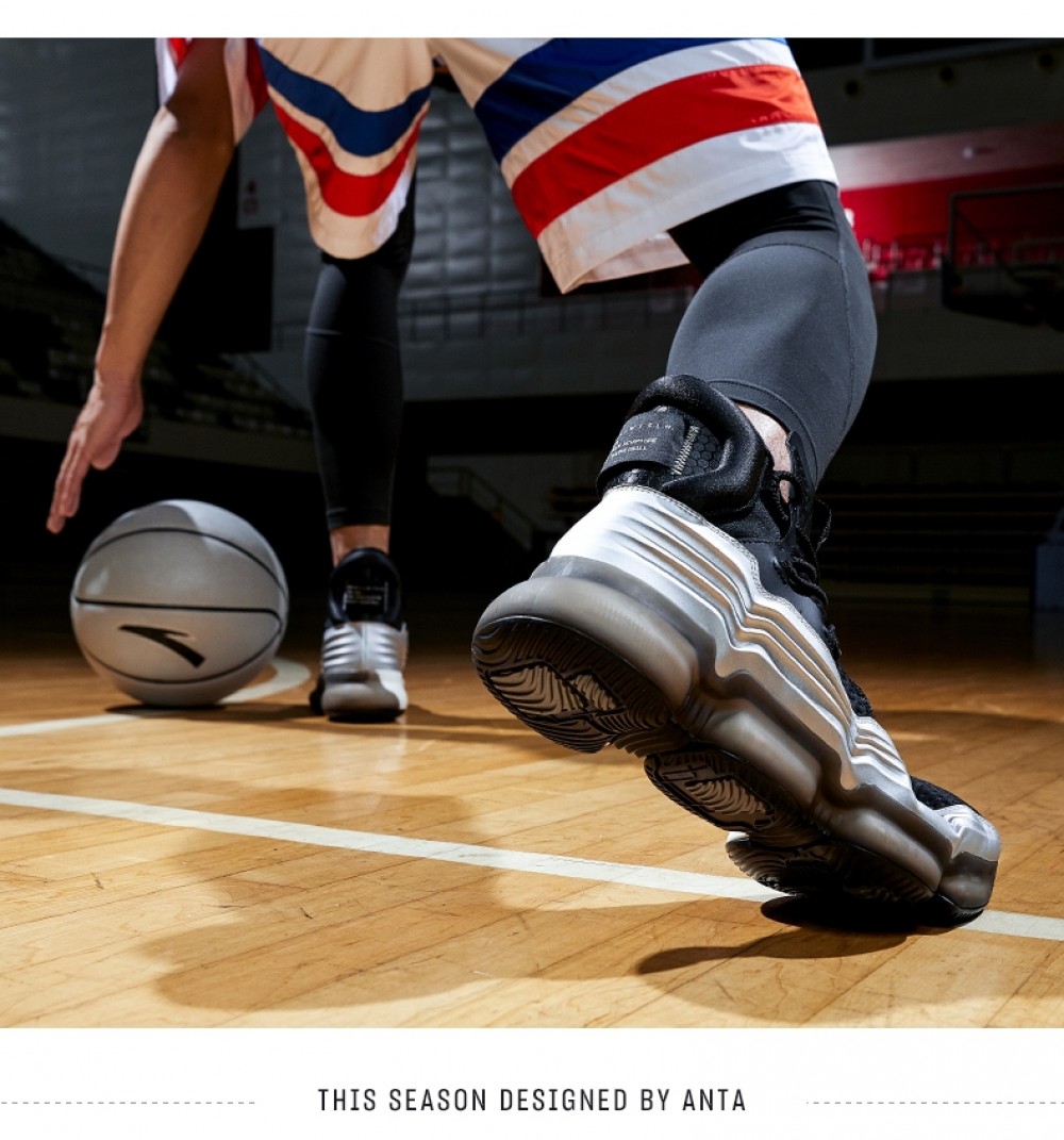 China&Sport 2020 Anta X NASA Blast-off Men's Basketball Shoes - Black/White 4 China&Sport 2020 Anta X NASA Blast-off Men's Basketball Shoes - Black/White - Image 4