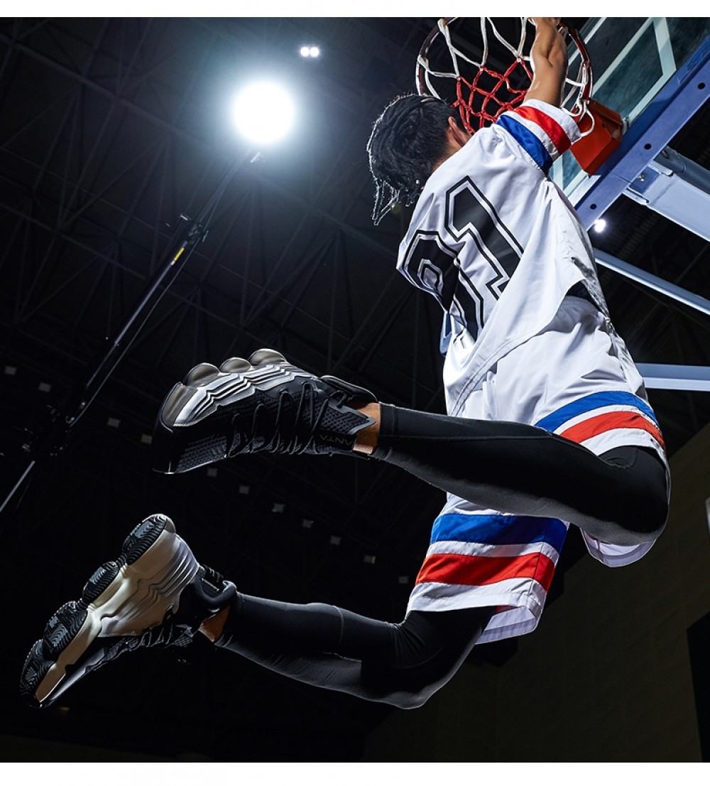 China&Sport 2020 Anta X NASA Blast-off Men's Basketball Shoes - Black/White 3 China&Sport 2020 Anta X NASA Blast-off Men's Basketball Shoes - Black/White - Image 3