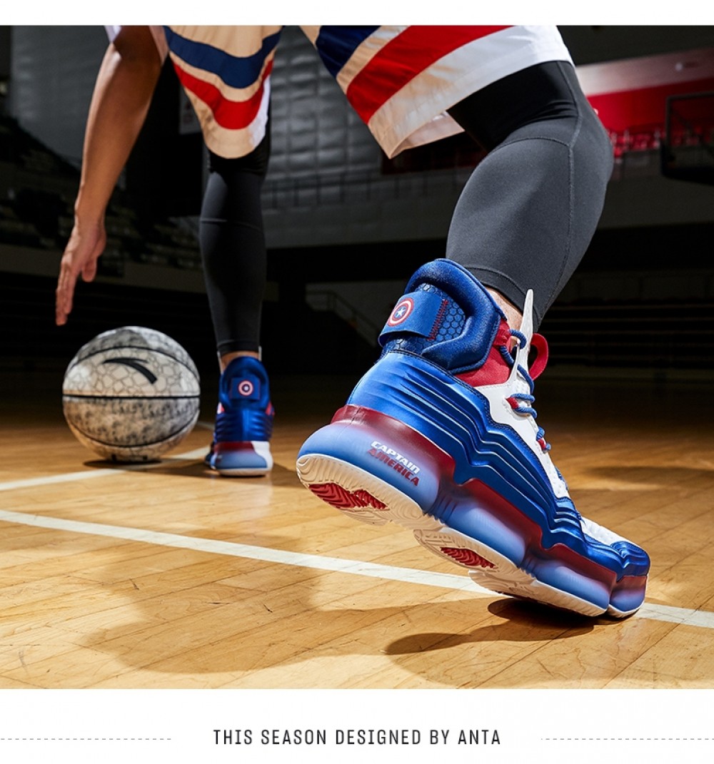 China&Sport 2020 Anta X NASA Blast-off Men's Basketball Shoes - Captain America 2 China&Sport 2020 Anta X NASA Blast-off Men's Basketball Shoes - Captain America - Image 2