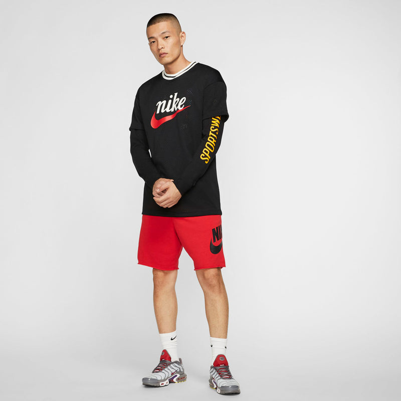 Nike Alumni Shorts (Black/Red) - S Apparel Nike Alumni Shorts (Black/Red) - S -shooos shop AR2375