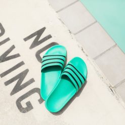 Sneakers Adidas Adilette (Hi Ress Green/ Core Black) - 5