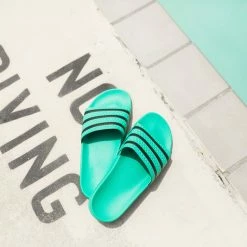 Sneakers Adidas Adilette (Hi Ress Green/ Core Black) - 5