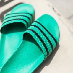 Sneakers Adidas Adilette (Hi Ress Green/ Core Black) - 5 -shooos shop Adidas Adilette HireGreenBlack 2 800x