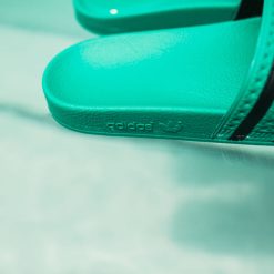 Sneakers Adidas Adilette (Hi Ress Green/ Core Black) - 5 -shooos shop Adidas Adilette HireGreenBlack 3 800x