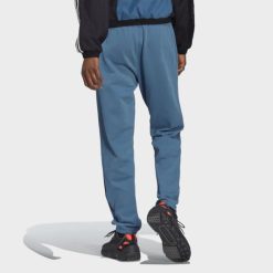 Apparel Adidas Rekive Placed Graphic Sweatpants (Wonder Steel) - M -shooos shop AdidasRekivePlacedGraphicSweatpants WonderSteel HK73583 800x