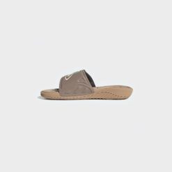 Sneakers Adidas Reptossage Slides (Brown/Beige/Aluminum) - 8 -shooos shop AdidasReptossageSlides Brown Beige Aluminum GY45523 800x