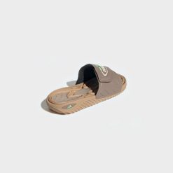 Sneakers Adidas Reptossage Slides (Brown/Beige/Aluminum) - 8 -shooos shop AdidasReptossageSlides Brown Beige Aluminum GY45524 800x