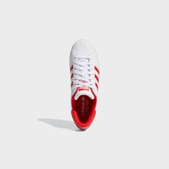 Sneakers Adidas Superstar (White/Red/White) - 5 -shooos shop AdidasSuperstar White Red White GZ37415 800x