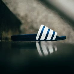 Sneakers Adidas Adilette (Adidas Blue/White) - 4