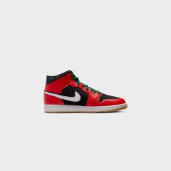 Sneakers Air Jordan 1 Mid SE (Black/Fire Red-White-Malachite) - 7 -shooos shop AirJordan1MidSE Black FireRed White Malachite DQ8417 0063 800x