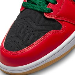 Sneakers Air Jordan 1 Mid SE (Black/Fire Red-White-Malachite) - 7 -shooos shop AirJordan1MidSE Black FireRed White Malachite DQ8417 0069 800x