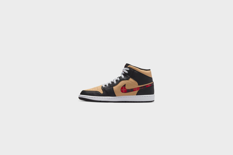 Air Jordan 1 Mid SE (Black/Multi-Color-Sesame) - 3.5 Sneakers Air Jordan 1 Mid SE (Black/Multi-Color-Sesame) - 3.5 -shooos shop AirJordan1MidSE Black Multi Color Sesame DZ5329