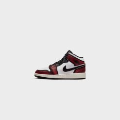 Sneakers Air Jordan 1 Mid SE GS (Black/Infrared 23-White-Sail) - 3.5Y