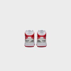 Sneakers Air Jordan 1 Mid SS (GS) (White/University Red) - 3.5Y -shooos shop AirJordan1MidSS GS White UniversityRed DR6496 1166 800x