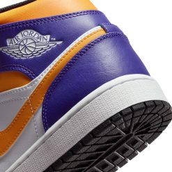 Sneakers Air Jordan 1 Mid (Dark Concord/Taxi-White-Black) - 7 -shooos shop AirJordan1Mid DarkConcord Taxi White Black DQ8426 51711 800x