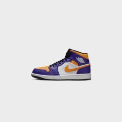 Sneakers Air Jordan 1 Mid (Dark Concord/Taxi-White-Black) - 7