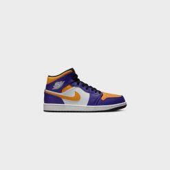 Sneakers Air Jordan 1 Mid (Dark Concord/Taxi-White-Black) - 7 -shooos shop AirJordan1Mid DarkConcord Taxi White Black DQ8426 5174 800x