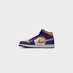 Sneakers Air Jordan 1 Mid (Dark Concord/Taxi-White-Black) - 7 -shooos shop AirJordan1Mid DarkConcord Taxi White Black DQ8426 5175 800x