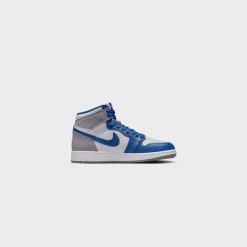 Sneakers Air Jordan 1 Retro High OG GS (True Blue/White-Cement Grey) - 3.5y -shooos shop AirJordan1RetroHighOGGS TrueBlue White CementGrey FD1437 4103 800x