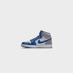 Sneakers Air Jordan 1 Retro High OG GS (True Blue/White-Cement Grey) - 3.5y -shooos shop AirJordan1RetroHighOGGS TrueBlue White CementGrey FD1437 4105 800x