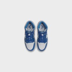 Sneakers Air Jordan 1 Retro High OG GS (True Blue/White-Cement Grey) - 3.5y -shooos shop AirJordan1RetroHighOGGS TrueBlue White CementGrey FD1437 4107 800x