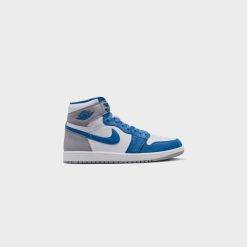 Sneakers Air Jordan 1 Retro High OG (True Blue/White-Cement Grey) - 4.5 -shooos shop AirJordan1RetroHighOG TrueBlue White CementGrey DZ5485 4104 800x