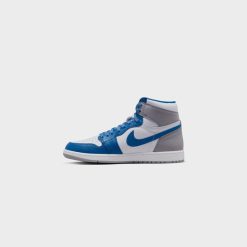 Sneakers Air Jordan 1 Retro High OG (True Blue/White-Cement Grey) - 4.5 -shooos shop AirJordan1RetroHighOG TrueBlue White CementGrey DZ5485 4105 800x