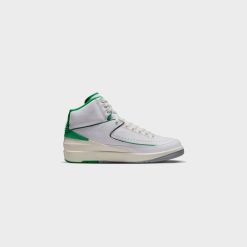 Sneakers Air Jordan 2 Retro (White/Lucky Green-Sail) - 7 -shooos shop AirJordan2Retro White LuckyGreen Sail DR8884 1033 800x