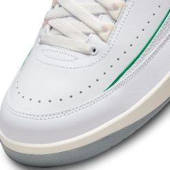 Sneakers Air Jordan 2 Retro (White/Lucky Green-Sail) - 7 -shooos shop AirJordan2Retro White LuckyGreen Sail DR8884 1039 800x